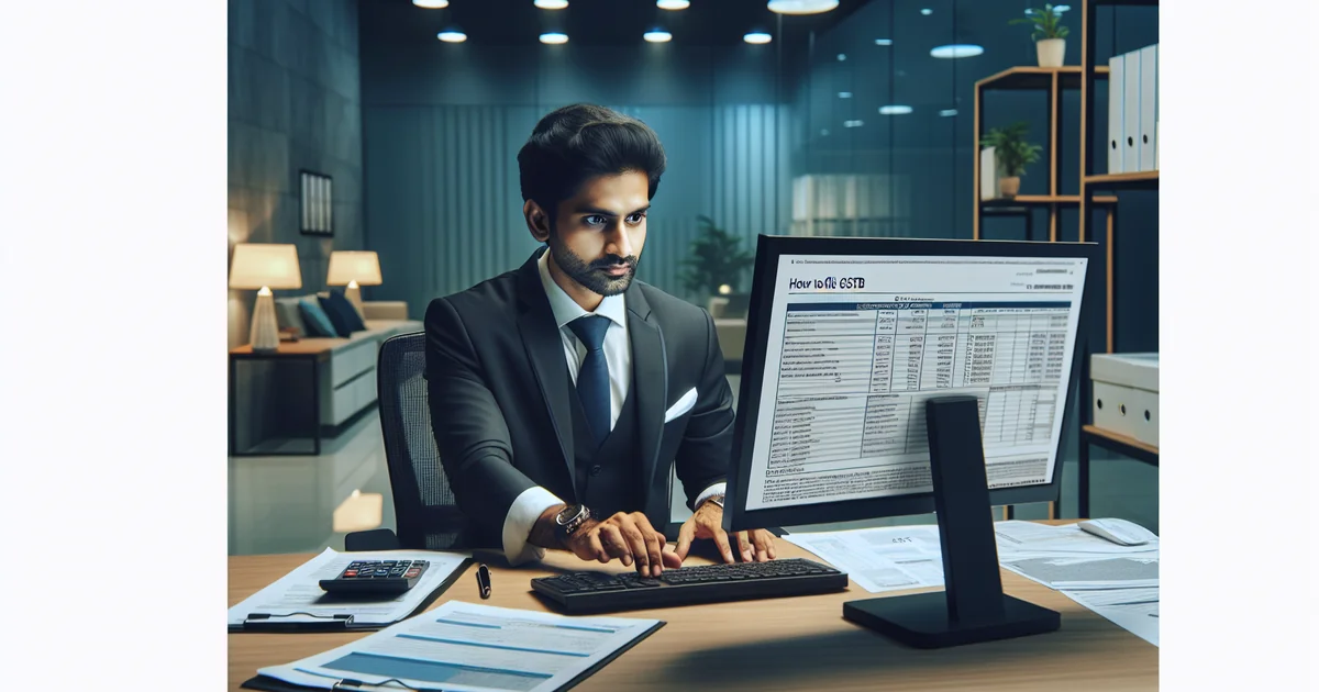 How to File Form GSTR-3B